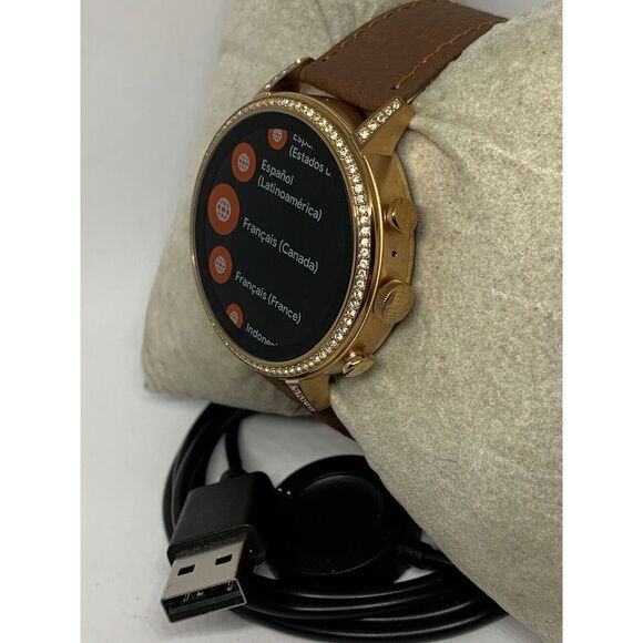 Fossil Gen 4 Authentic Digital Dial Smart Watch Custom Band FTW6015 ZA290 - Picture 3 of 12